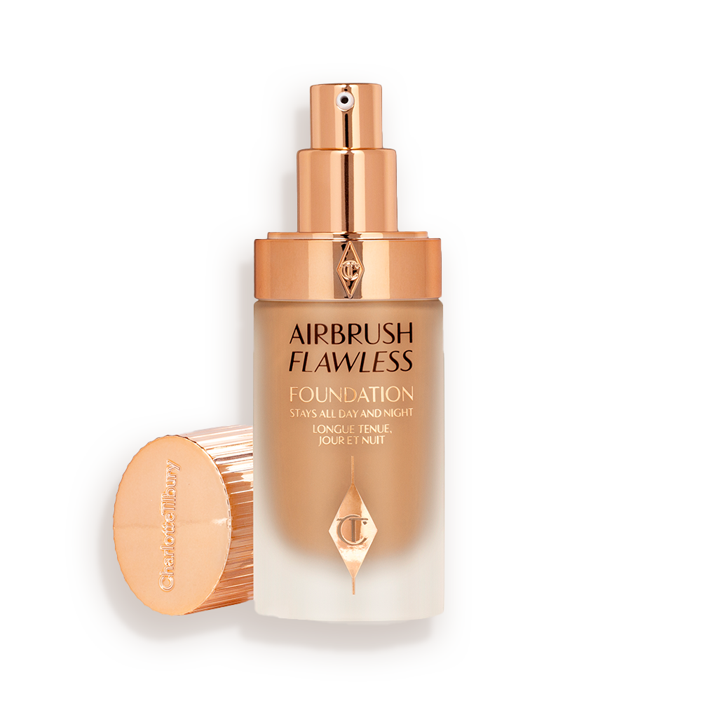 Charlotte Tilbury Airbrush Flawless Foundation 10 Cool - open bottle with lid