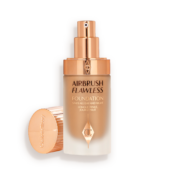 Charlotte Tilbury Airbrush Flawless Foundation 10 Cool - open bottle with lid