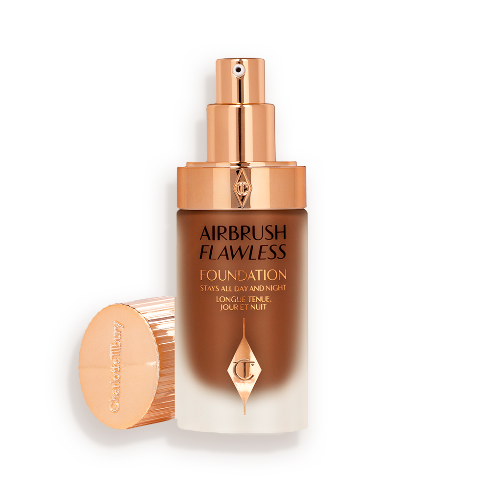 Charlotte Tilbury Airbrush Flawless Foundation 16 Neutral - open bottle with lid