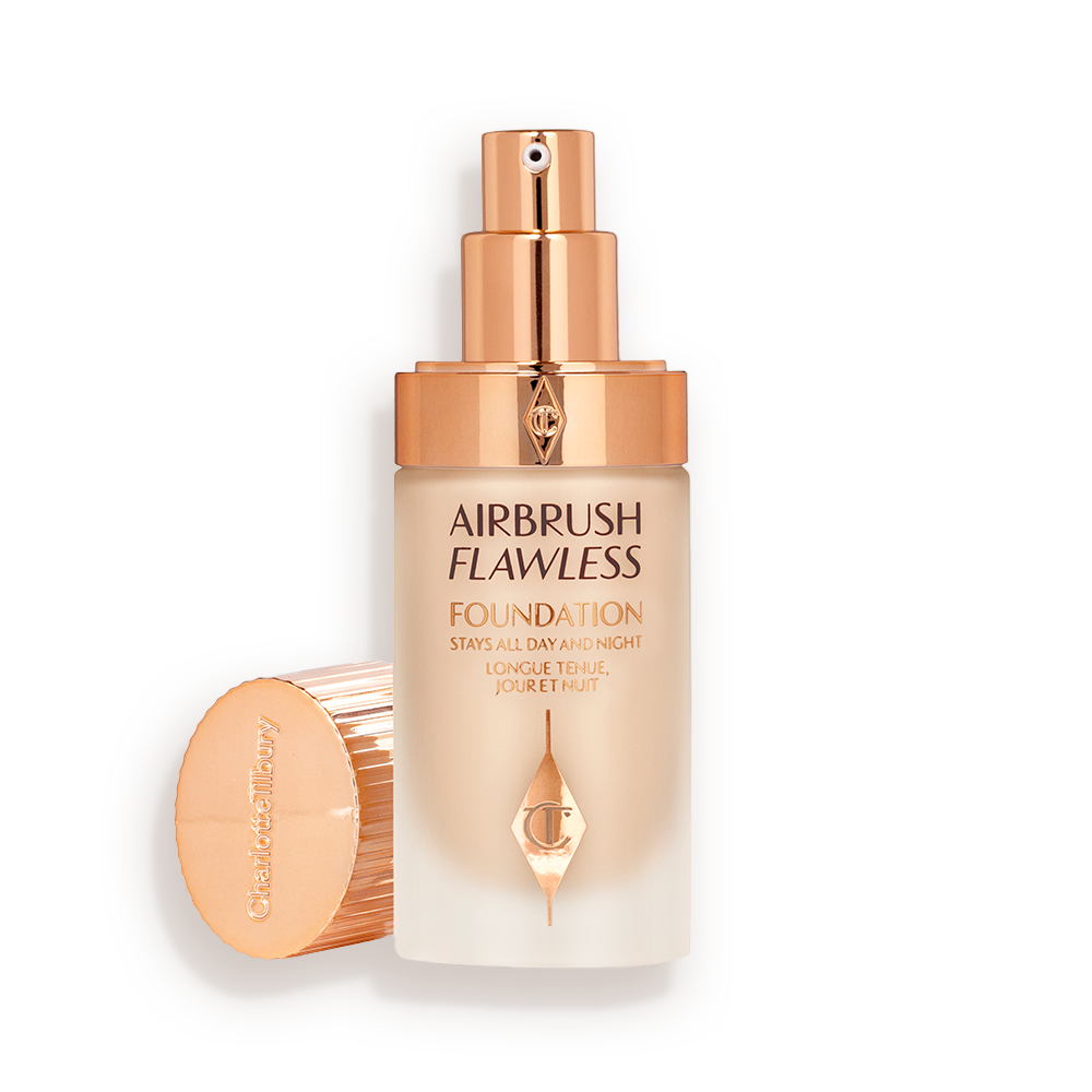 Charlotte Tilbury Airbrush Flawless Foundation 3 Cool - open bottle with lid