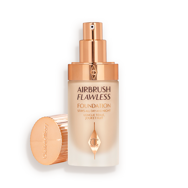 Charlotte Tilbury Airbrush Flawless Foundation 3 Cool - open bottle with lid