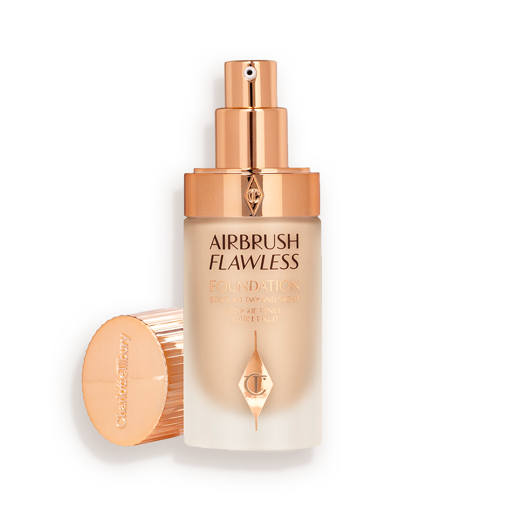 Charlotte Tilbury Airbrush Flawless Foundation 5 Neutral - open bottle with lid