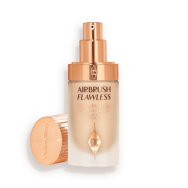 Charlotte Tilbury Airbrush Flawless Foundation 5 Neutral - open bottle with lid