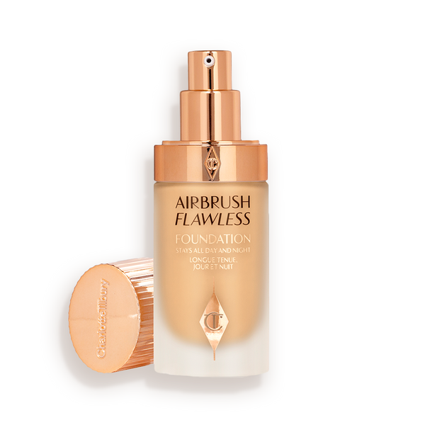 Charlotte Tilbury Airbrush Flawless Foundation 6 Neutral - open bottle with lid