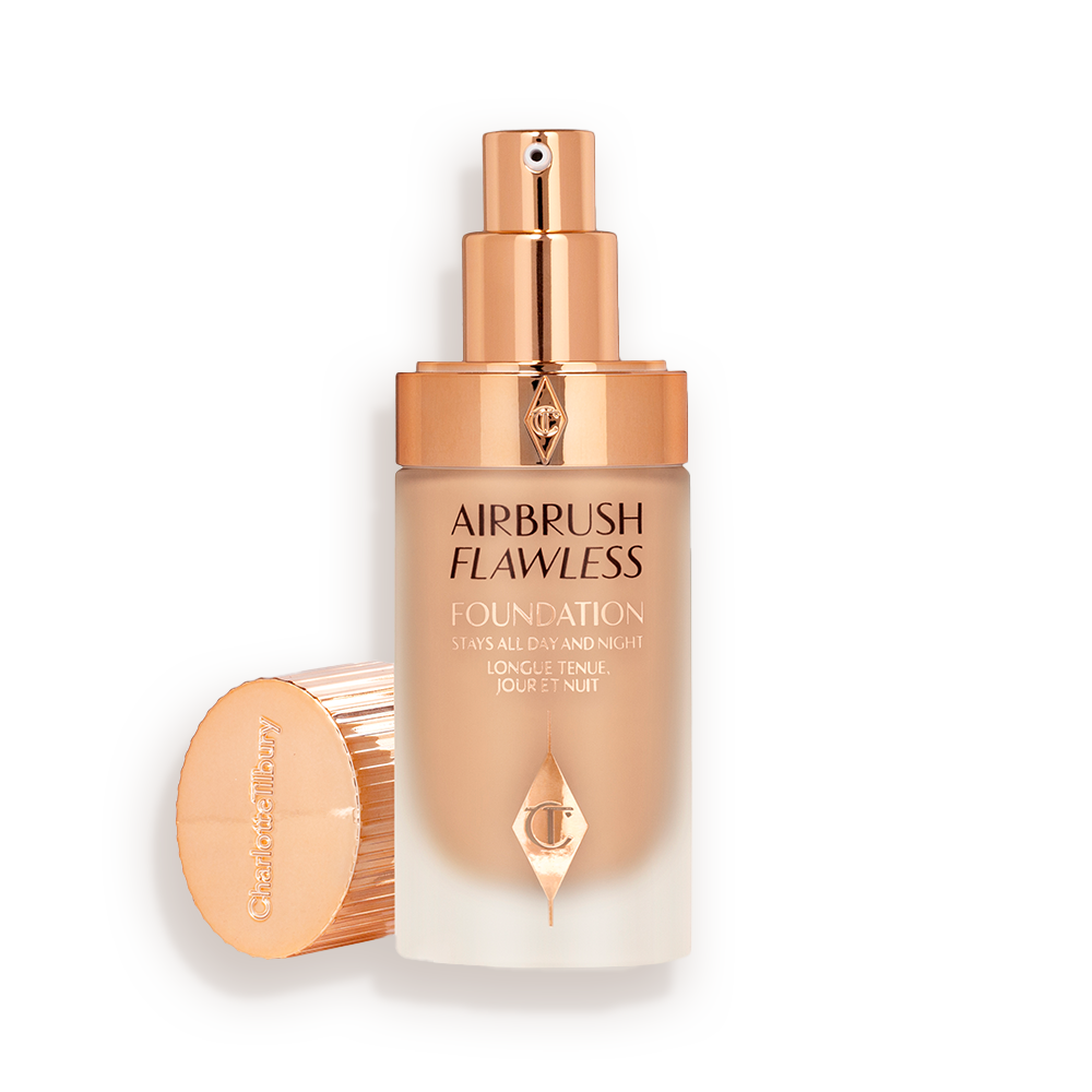 Charlotte Tilbury Airbrush Flawless Foundation 8 Cool - open bottle with lid