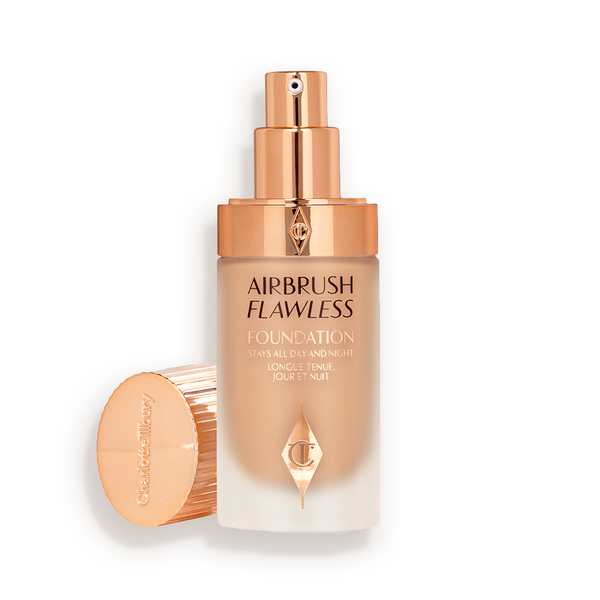 Charlotte Tilbury Airbrush Flawless Foundation 8 Cool - open bottle with lid