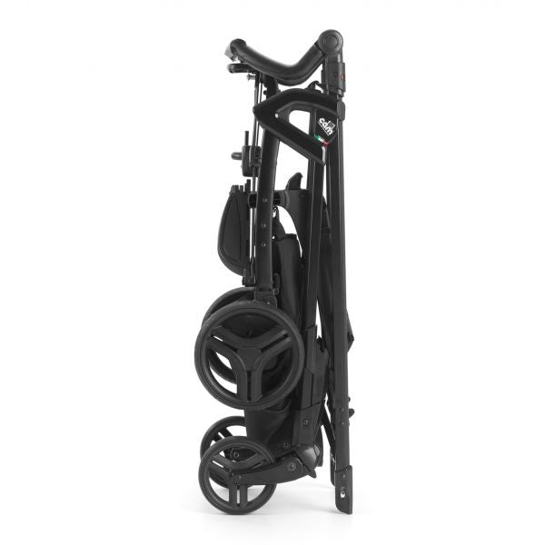 CAM Stroller Black The High Quality Travel System Stroller, Carrycot, Infant Car Seat, Diaper Bag, Foot cover, 4x Wheels, Storage Basket