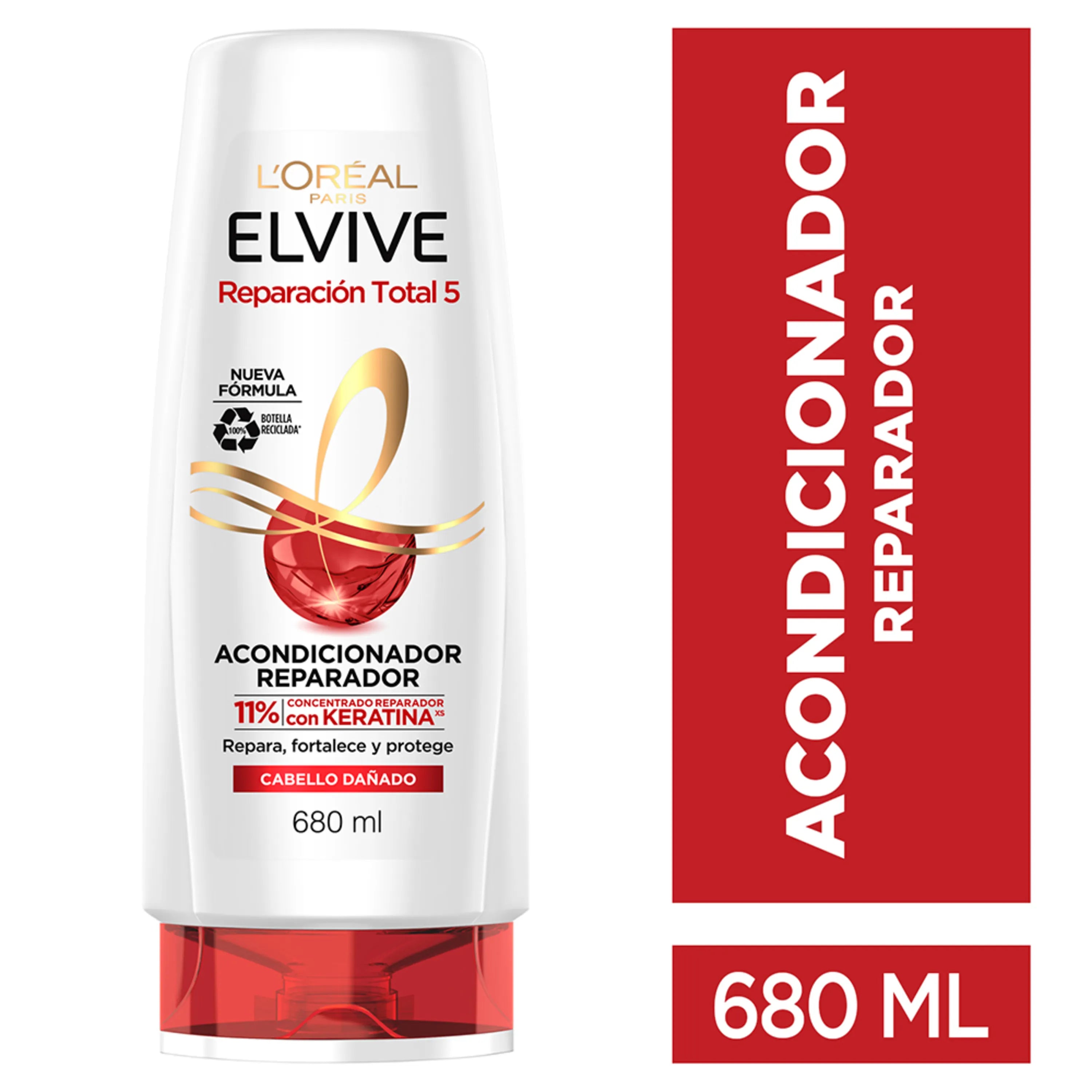 L'Oréal Elvive Reparación Total 5 Acondicionador Reparador - 680ml