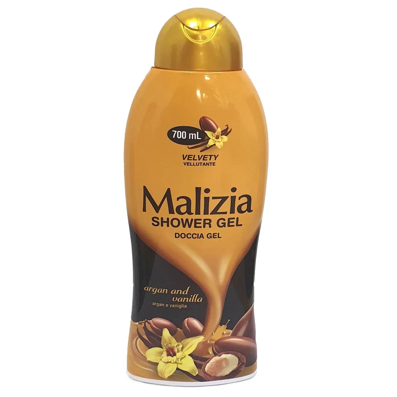 argan oil malizia shower gel argan and vanilla 700ml