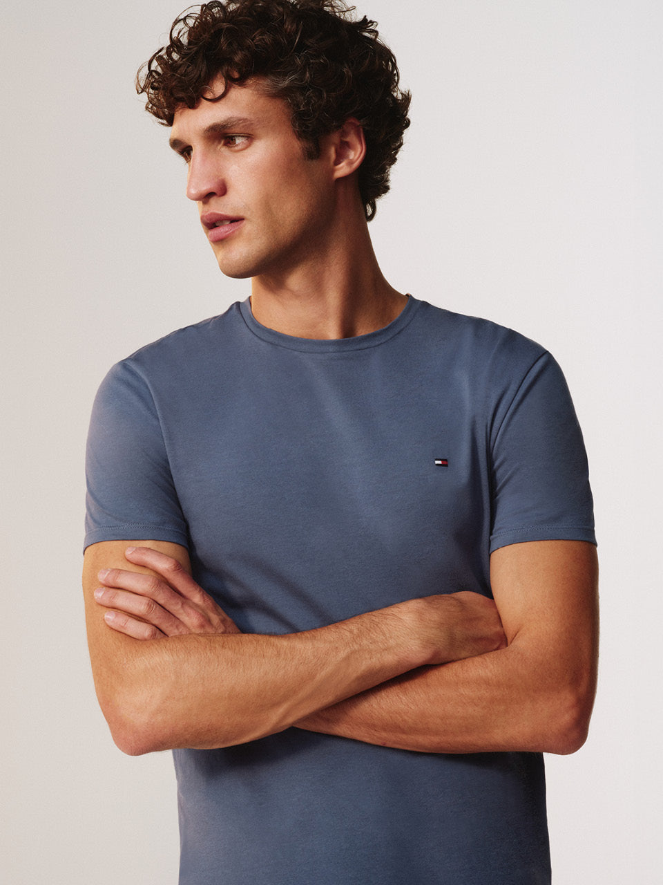 Tommy Hilfiger dusty blue t-shirt for men
