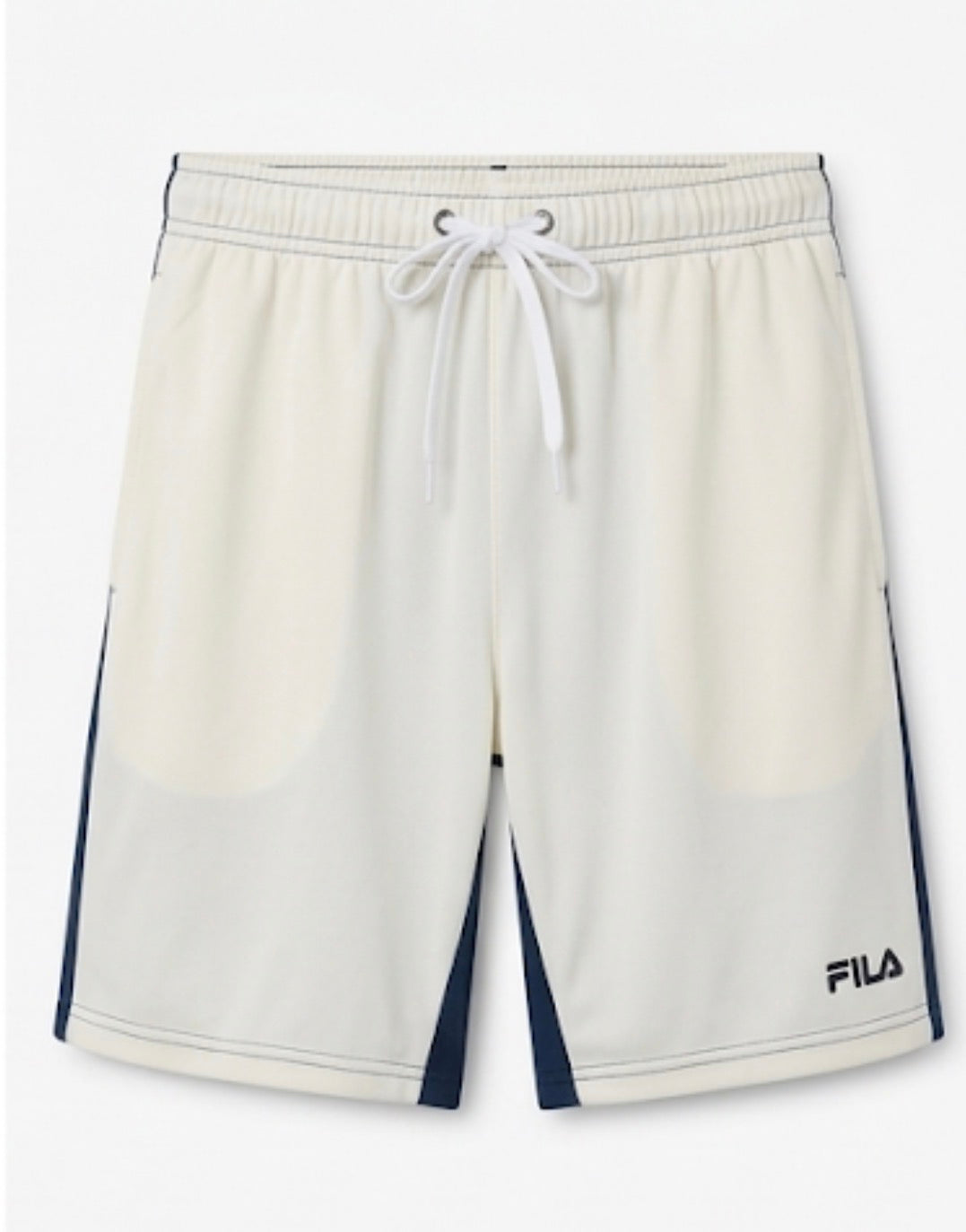 FILA CREAM AND NAVY SHORTS FOR MEN(fm211126-180)