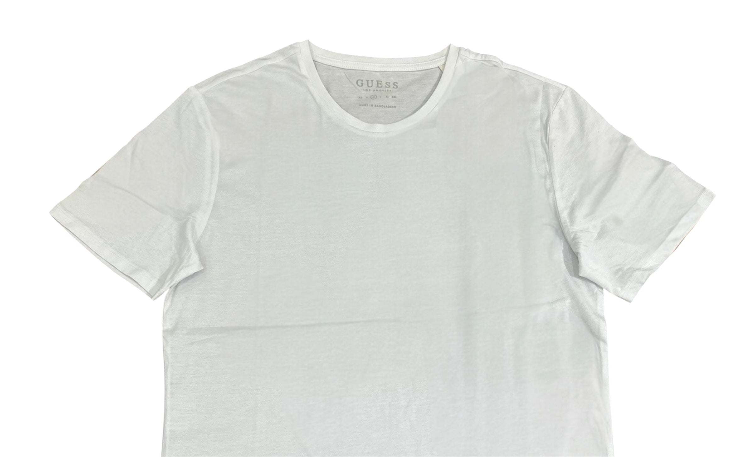 Guess Los Angeles Men’s White Cotton T-Shirt