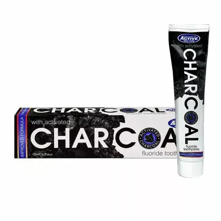 Beauty Formulas Activated Charcoal Fluoride Toothpaste | 125ml