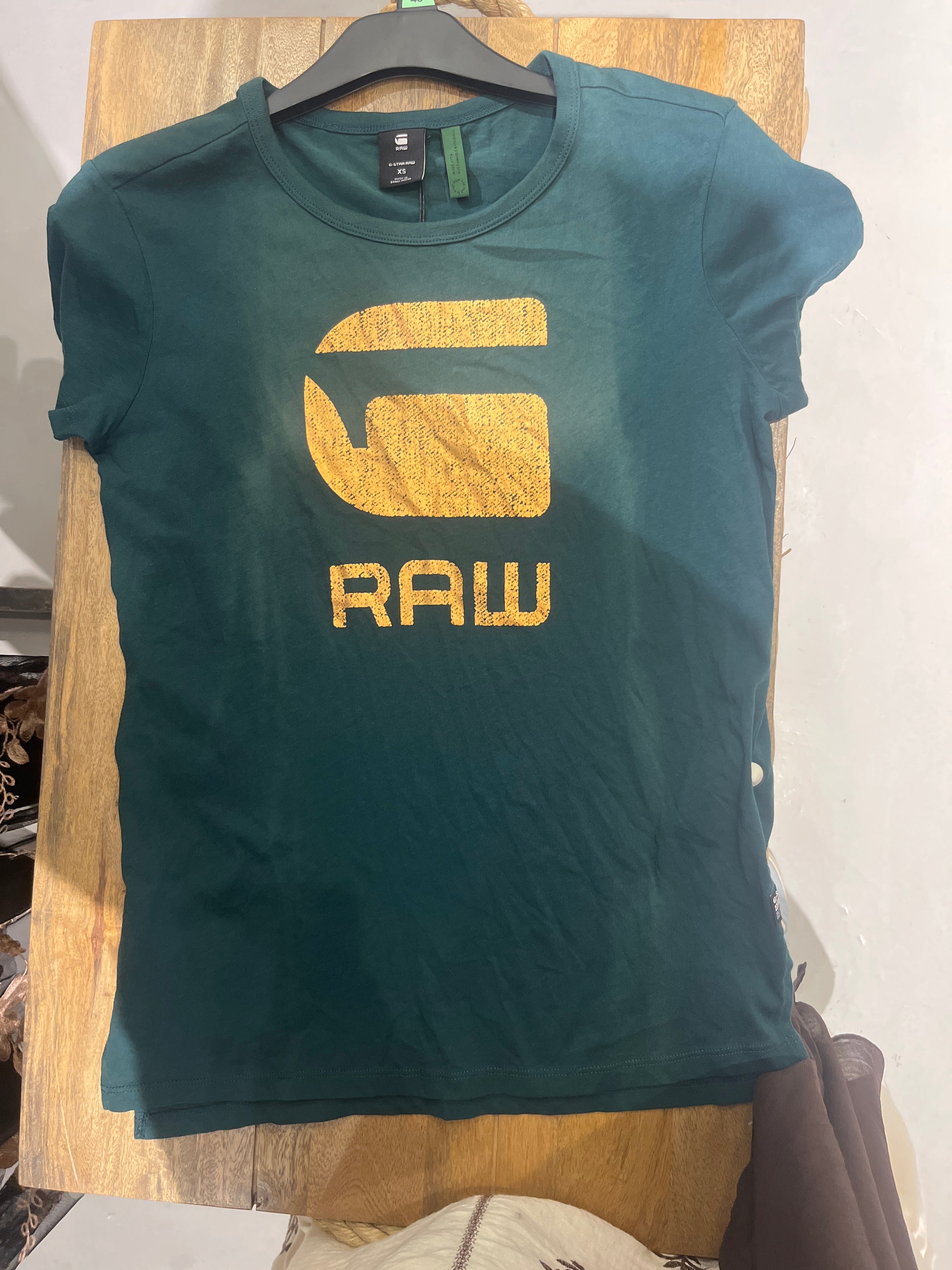 G-Star Raw Women Graphic 21 R T WMN Vermont Pine Green Lyon Jersey O T-Shirt D15750-4107-A915-94