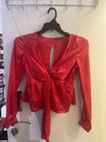 GUESS WOMEN RED COLOR TOP