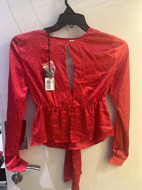 GUESS WOMEN RED COLOR TOP