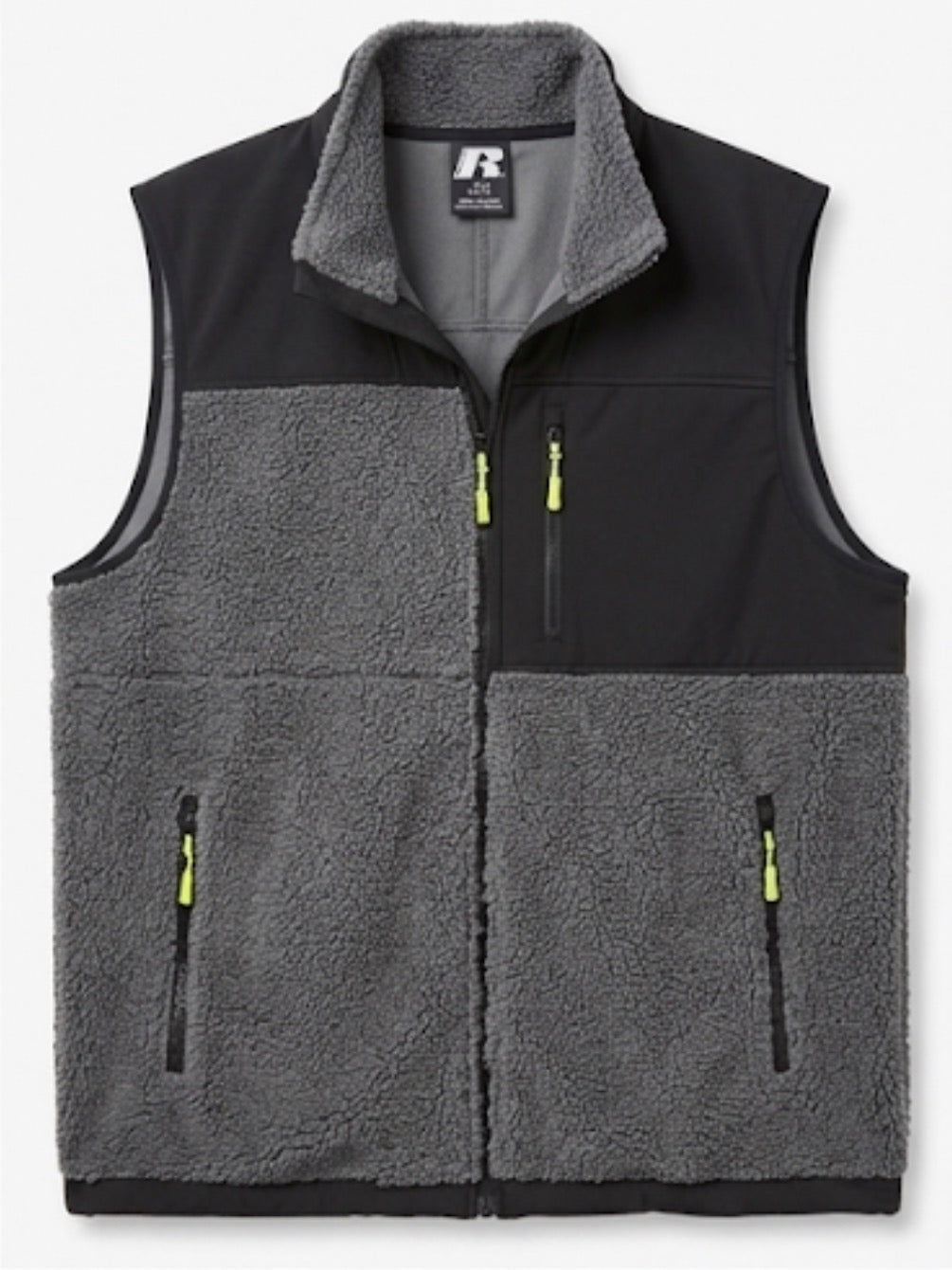 RUSSELL GREY AND BLACK VEST FOR MEN
