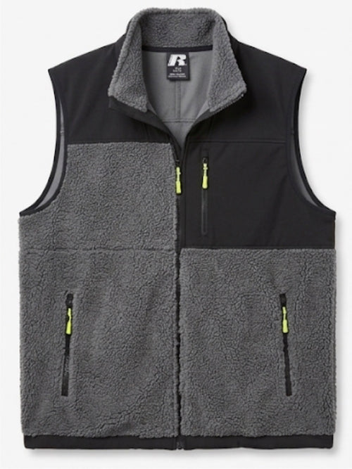 RUSSELL GREY AND BLACK VEST FOR MEN