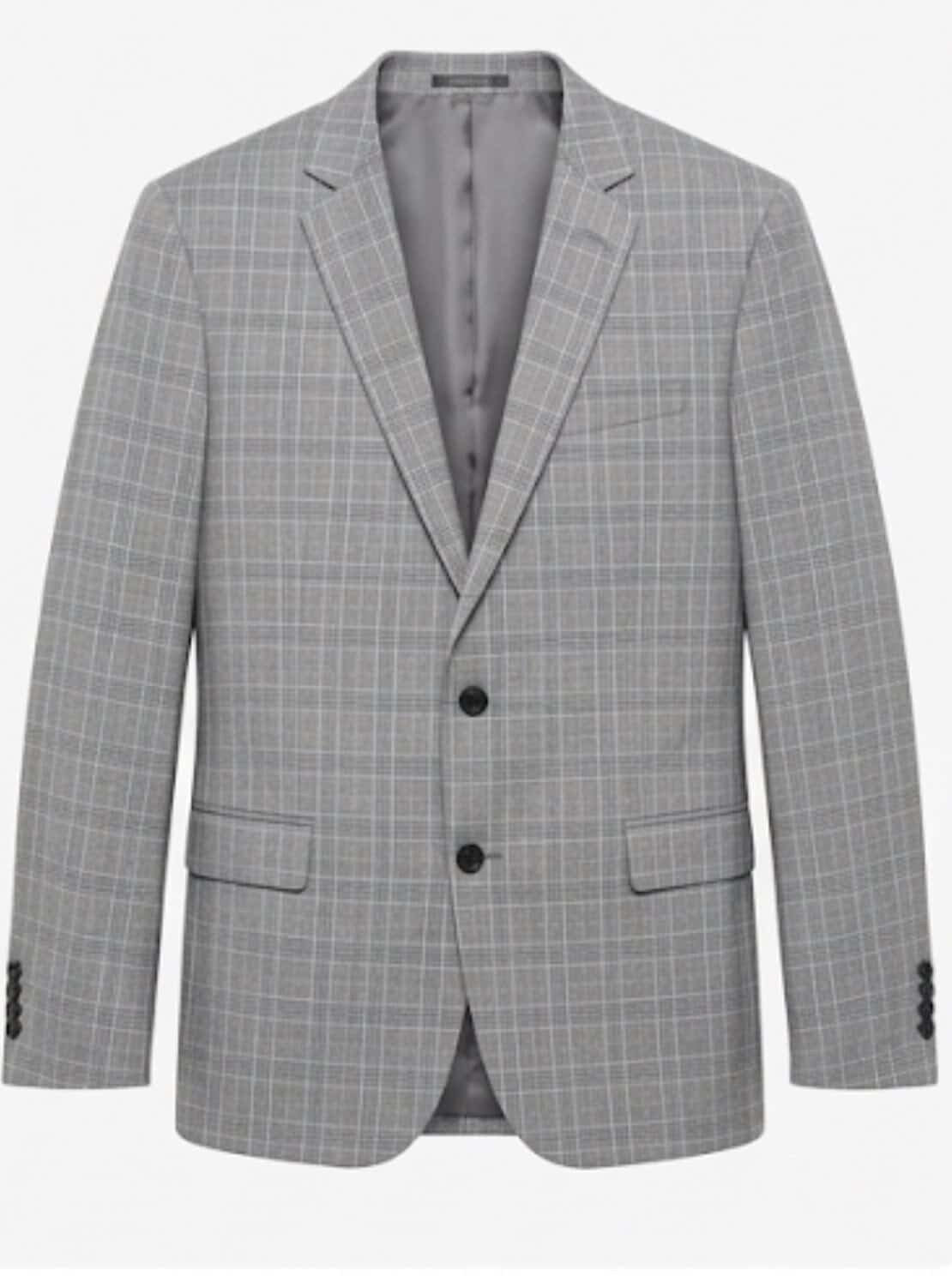 BURTON MENSWEAR GREY BLAZER FOR MEN