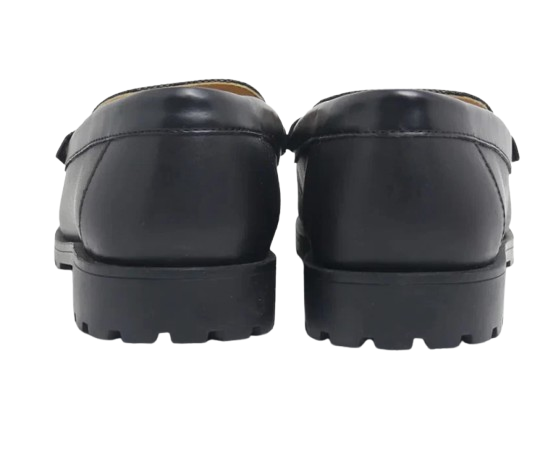 Coach Jocelyn Leather Loafer  Black Patterned Design