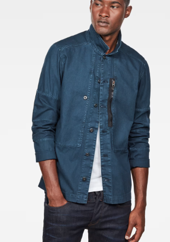 GSTAR Rackam Zip Overshirt