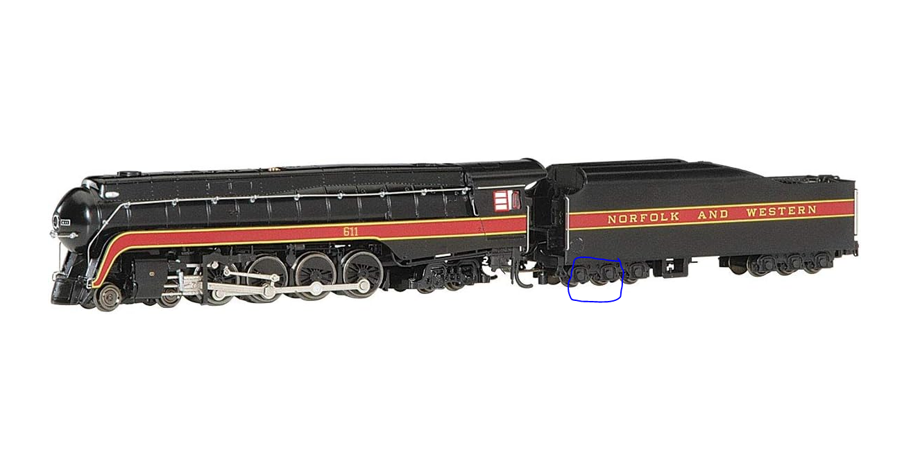 Bachmann Trains - Norfolk & Western Class J 4-8-4 DCC Sound Value Equipped Steam Locomotive - Damaged