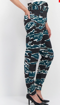 G-Star Raw Women Regular fit Camouflage Non-stretchable Cargo Pants, Multicolo
