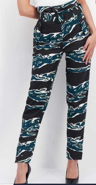 G-Star Raw Women Regular fit Camouflage Non-stretchable Cargo Pants, Multicolo