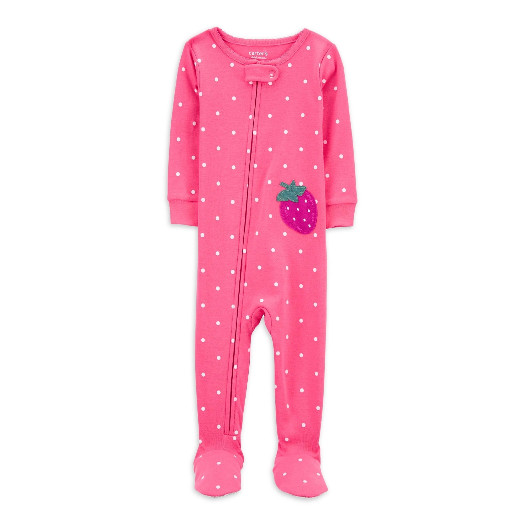 SIZE: 12M - Carter's Child of Mine Baby Girl Pajama, One-Piece