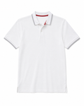 Allen Solly Men's White Textured Polo T-Shirt