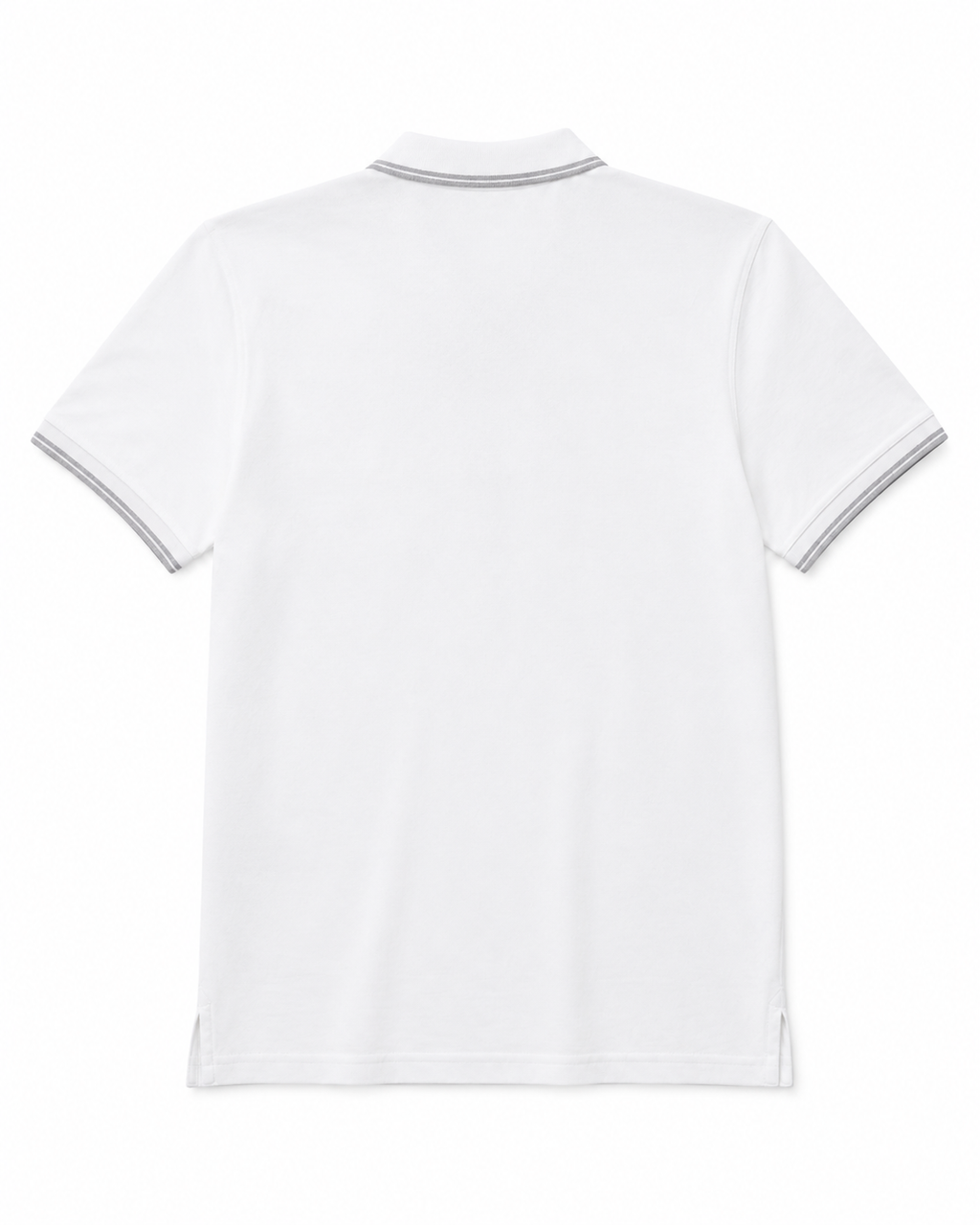 Allen Solly Men's White Textured Polo T-Shirt