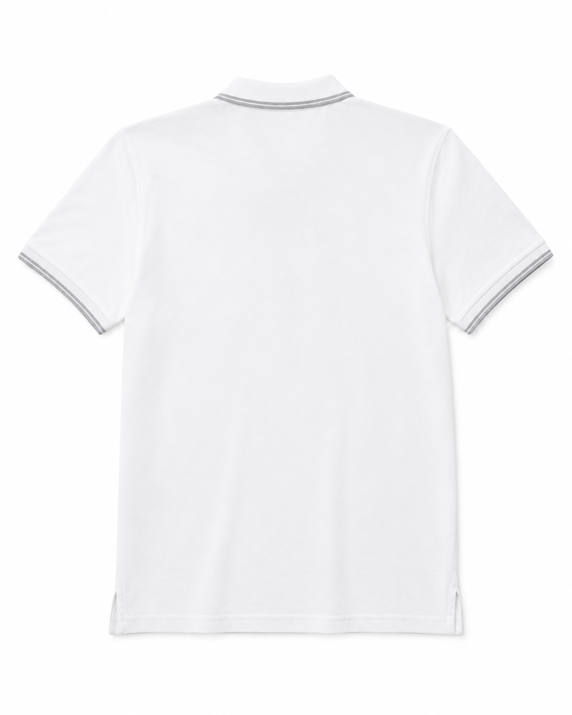Allen Solly Men's White Textured Polo T-Shirt