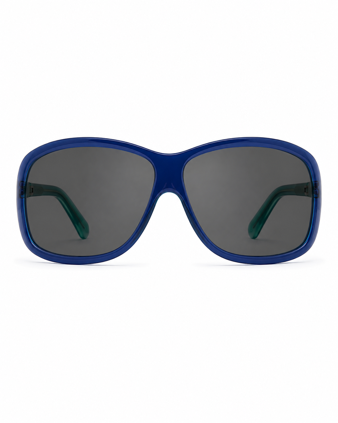 GUESS Blue-Green Gradient Square Sunglasses
