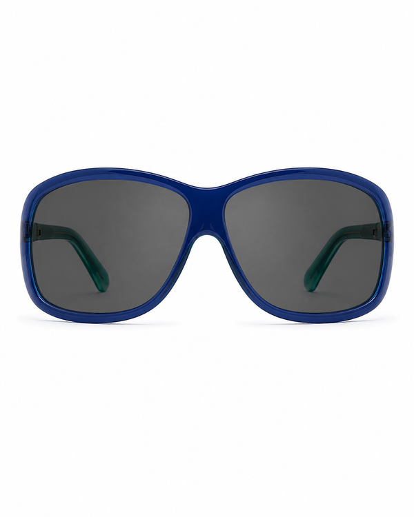 GUESS Blue-Green Gradient Square Sunglasses