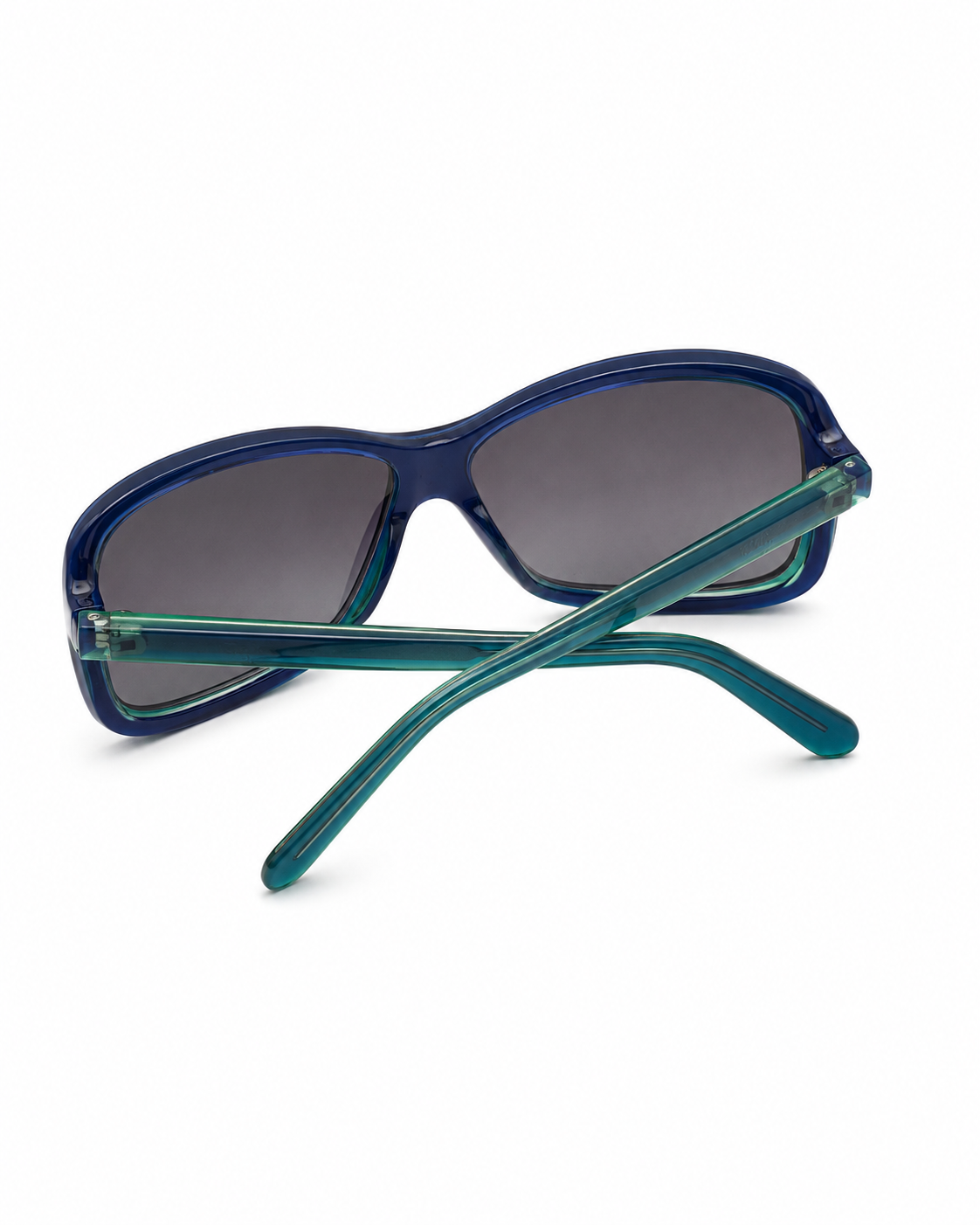 GUESS Blue-Green Gradient Square Sunglasses