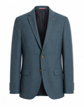 Tommy Hilfiger Men's Frosted Green Windowpane Check Twill Blazer