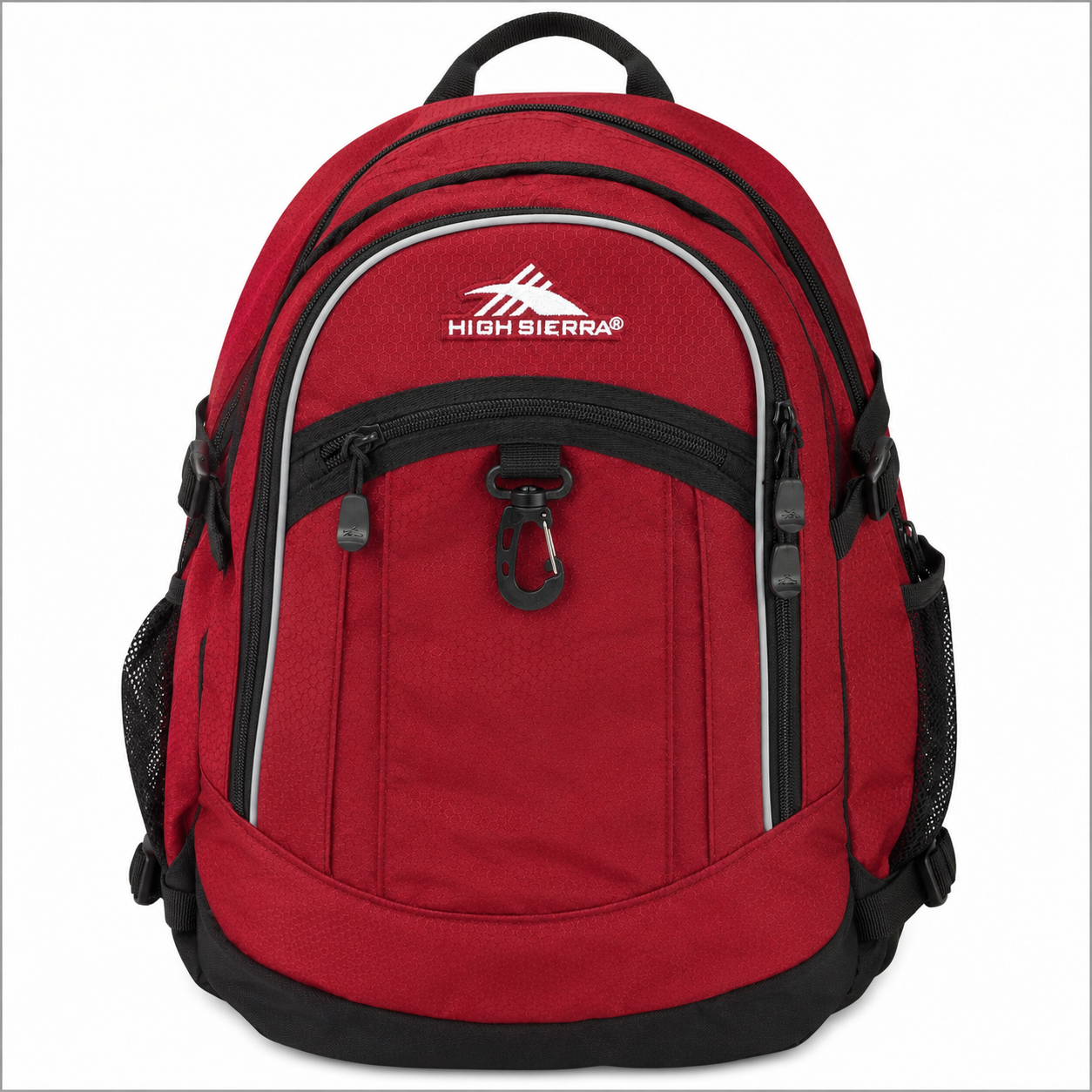 High Sierra Red & Black Multi-Compartment Laptop Backpack