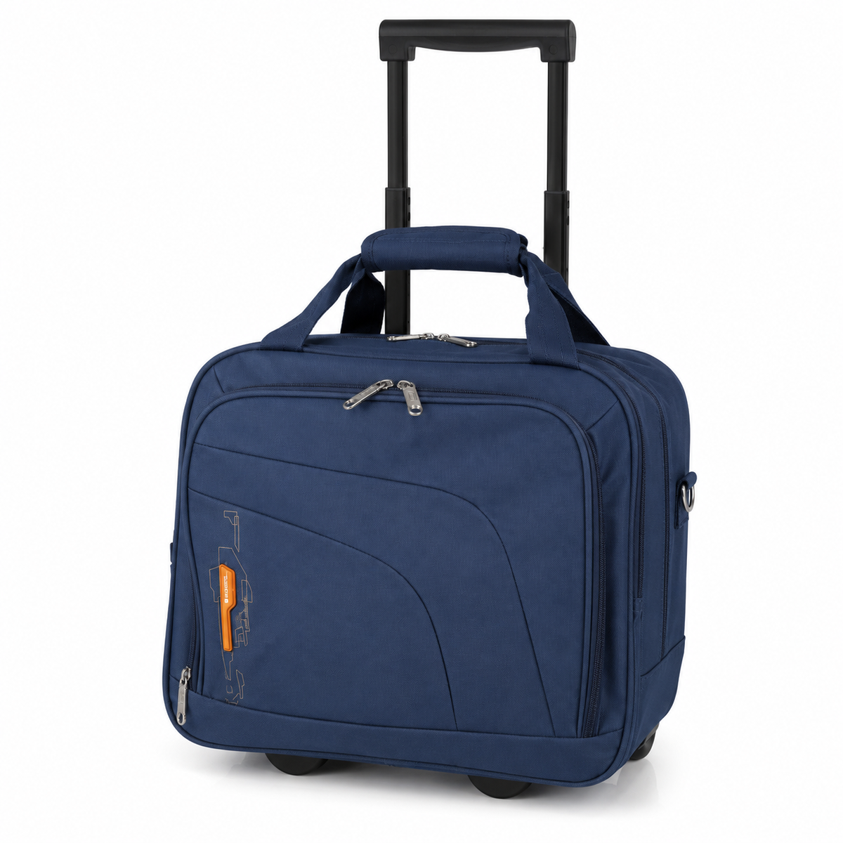 GABOL Week Eco 15.6" 2-Wheel Laptop Trolley - Blue