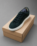 Massimo Dutti Men's Suede Sneakers Green