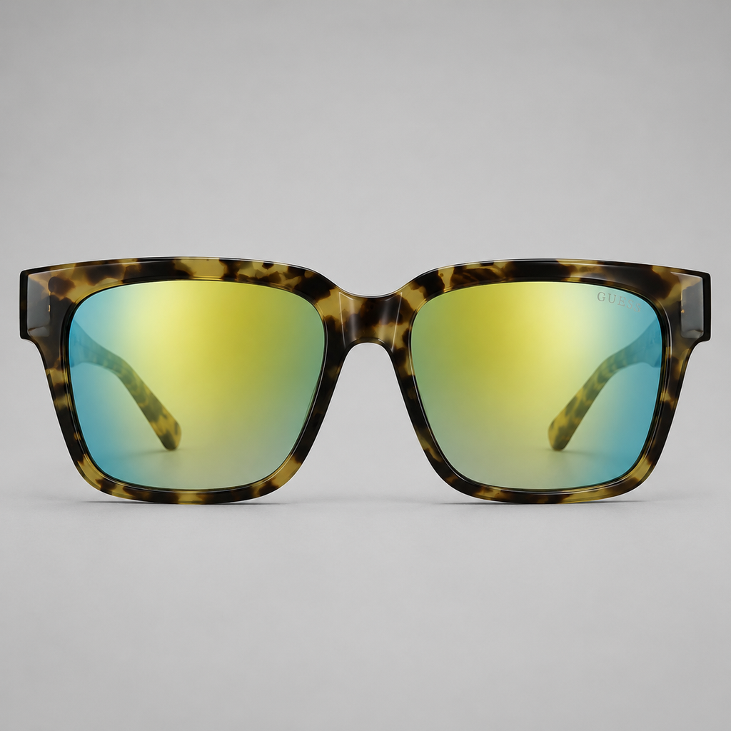 Guess GU6855 52Q Sunglasses – Tortoise Frame / Gold Mirror Lenses