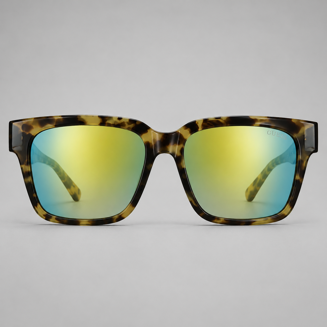 Guess GU6855 52Q Sunglasses – Tortoise Frame / Gold Mirror Lenses