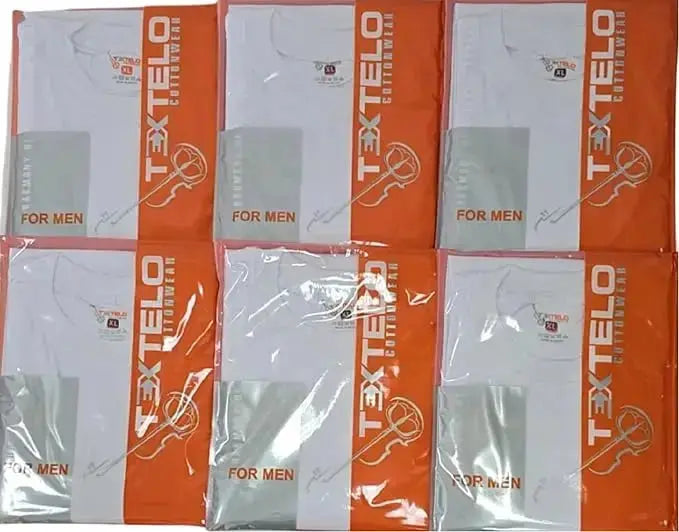 Comfortable and breathable men's combed cotton white t-shirts