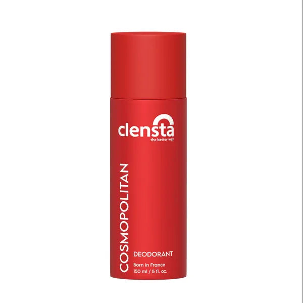 Clensta Cosmopolitan Deodorant for Men 150 ml, 5 fl. oz. - Stay Fresh, Feel Fab!