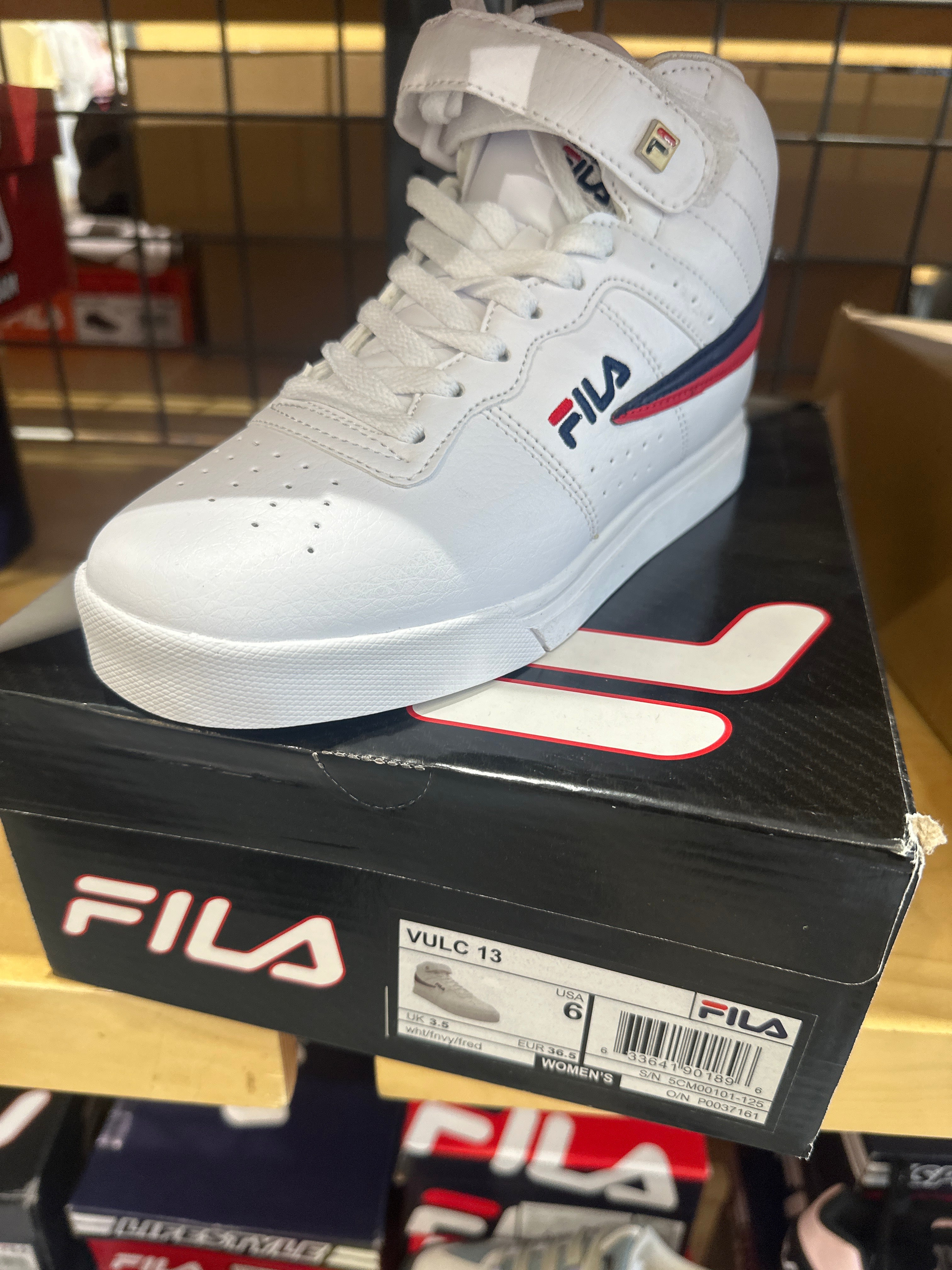 Fila Vulc 13 white fnvy fred women’s shoes