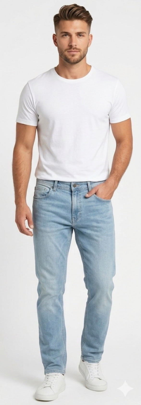 DENIM MAX SLIM STRETCH JEANS FOR MEN
