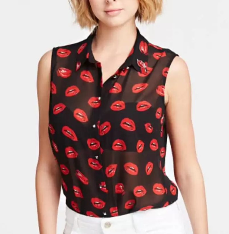 GUESS Women's Shirt W0GH0D W70Q0