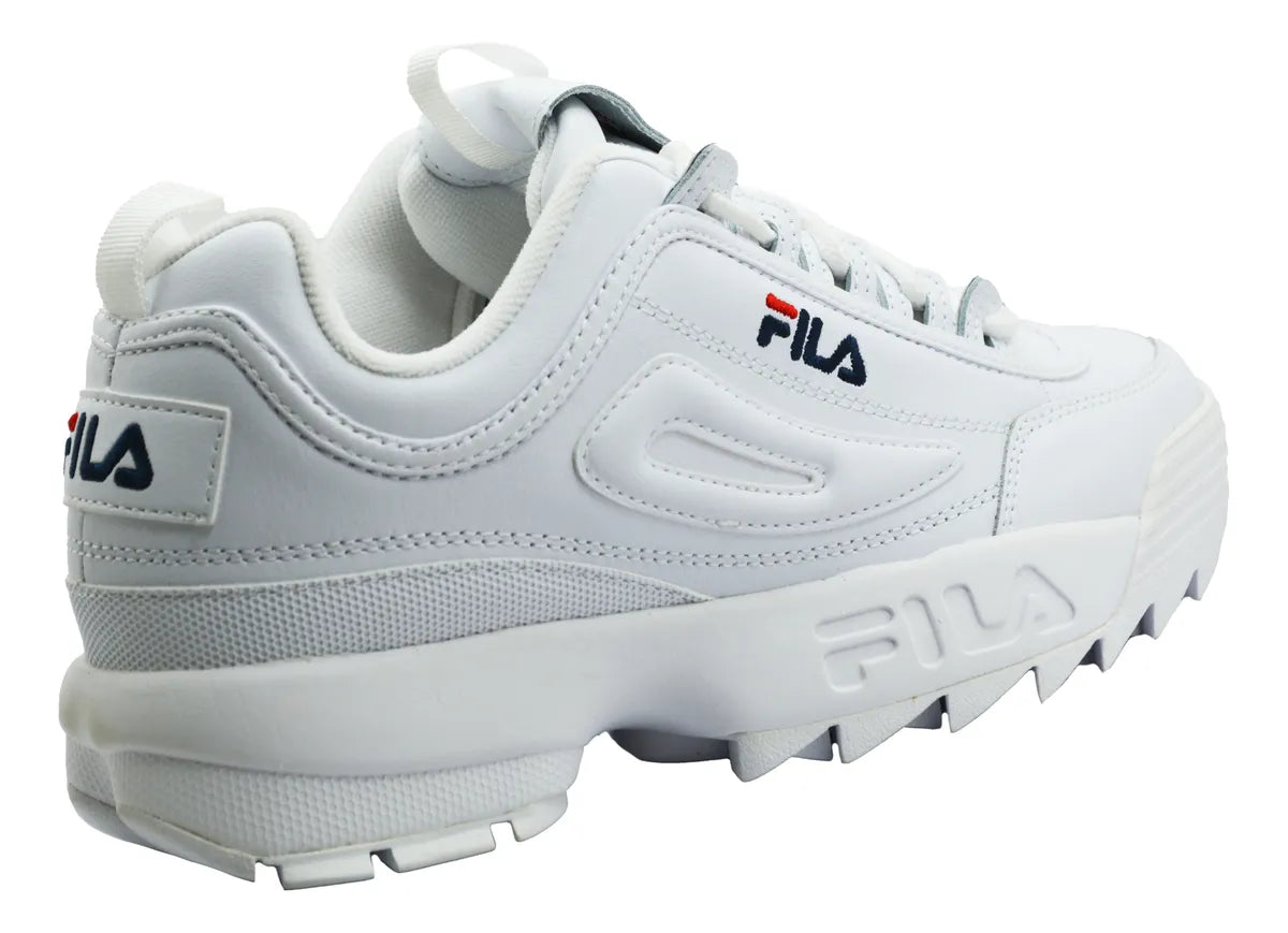 Tenis Fila Disruptor Ii Premium 1fm00139-125 Wht/fnvy/fred