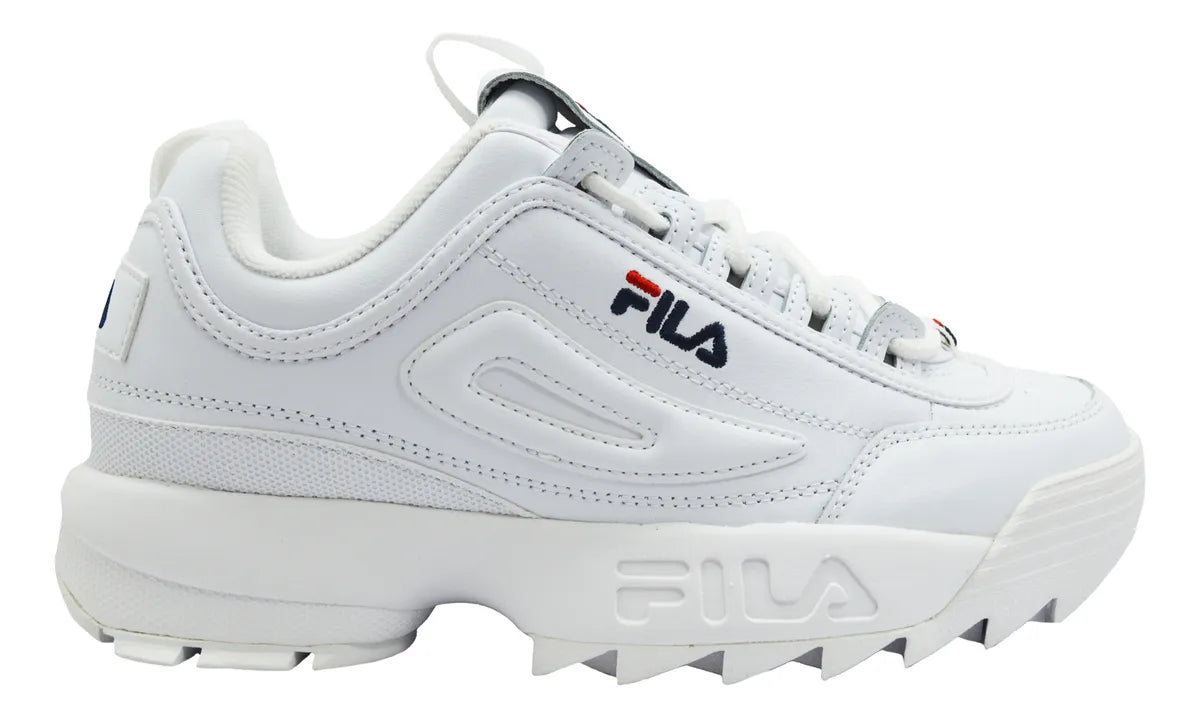 Tenis Fila Disruptor Ii Premium 1fm00139-125 Wht/fnvy/fred