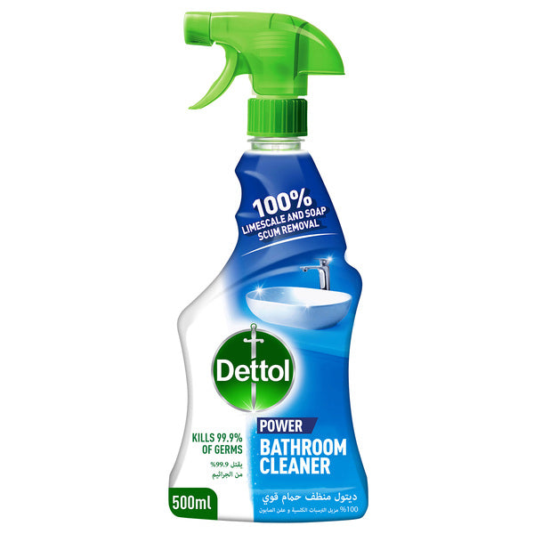 Dettol 4-In-1 Power Bathroom Cleaner Spray Spring Fresh | 500ml