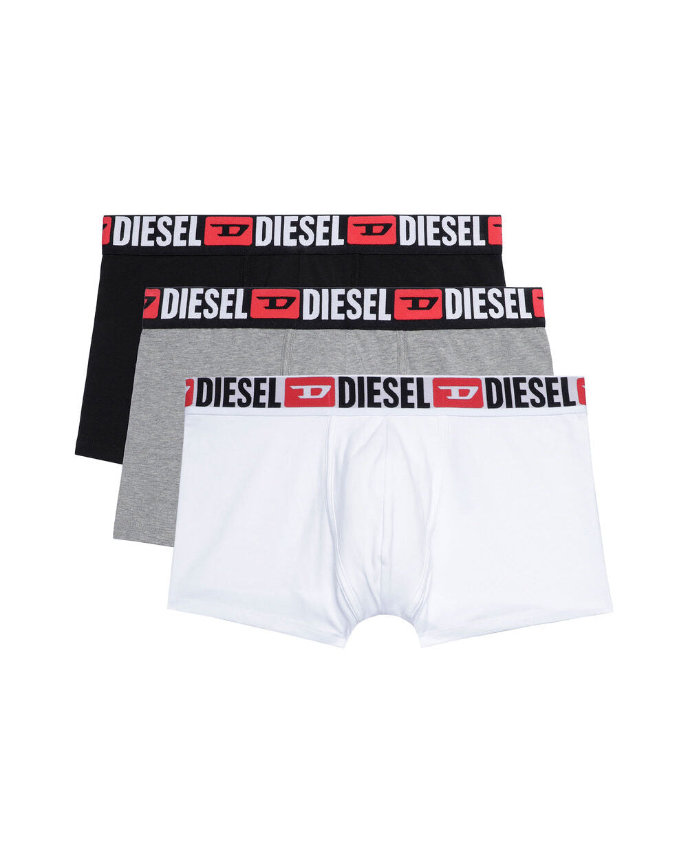 Three-pack of all-over logo waist boxers